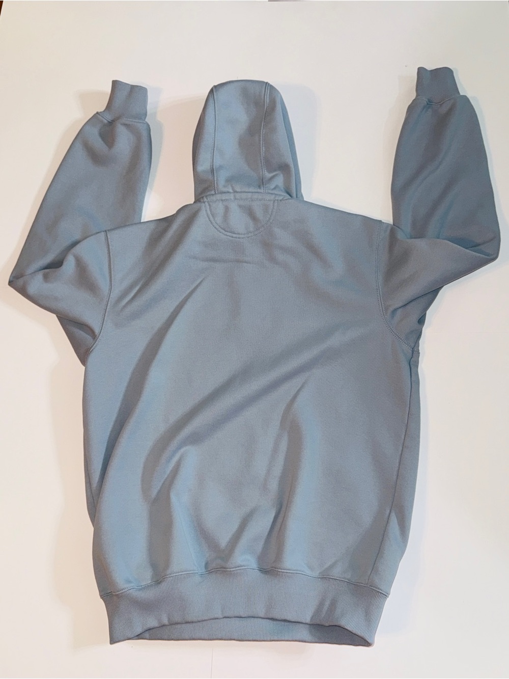 Carhartt Rain Defender Quarter Zip Hoodie Light Blue Large Tall - Picture 11 of 12